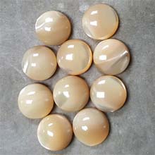 13MM ROUND CABOCHON MOP NATURAL COLOR(10PCS/BAG)